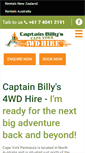 Mobile Screenshot of captainbilly4wdhire.com.au